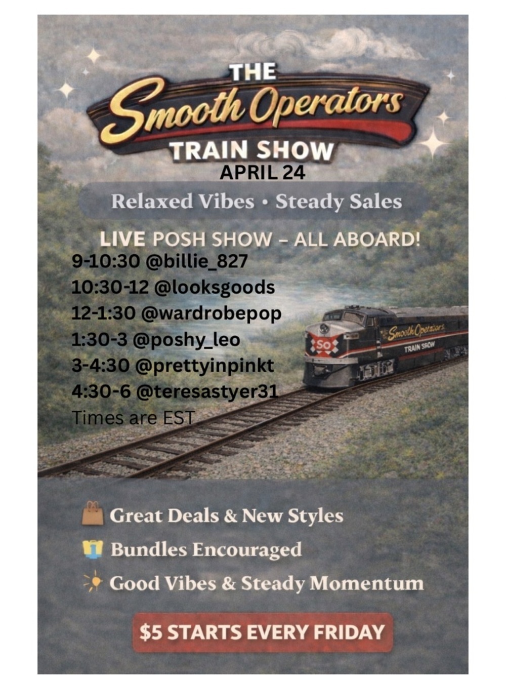 🚂 The Smooth Operators 🚂 is LIVE now Every Friday Train Show - Picture 6 of 7